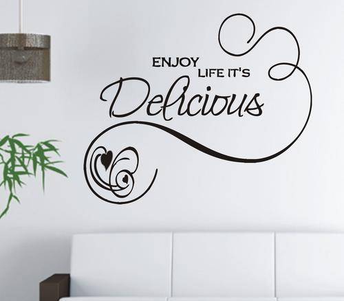 VINYL DECAL - DELICIOUS