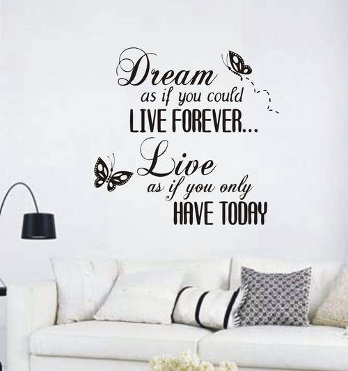WALL DECAL - LIVE TODAY