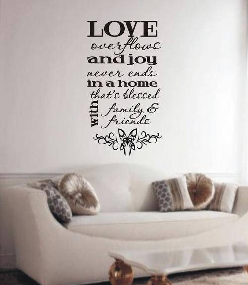 WALL DECAL - FAMILY AND FRIENDS