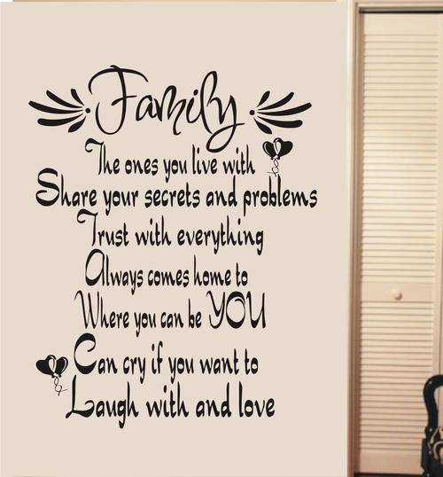 WALL DECAL - FAMILY