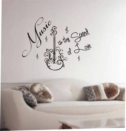 WALL DECAL - MUSIC LOVE