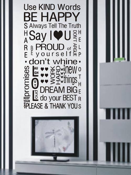 WALL DECAL - BE HAPPY