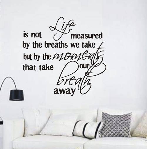 WALL DECAL - BREATH AWAY