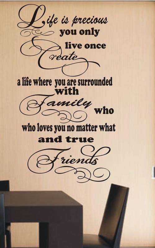 WALL DECAL - TRUE FRIENDS