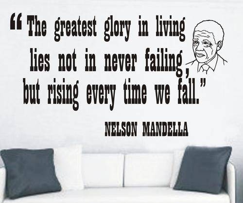 NELSON MANDELLA QOUTE - VINYL DECAL