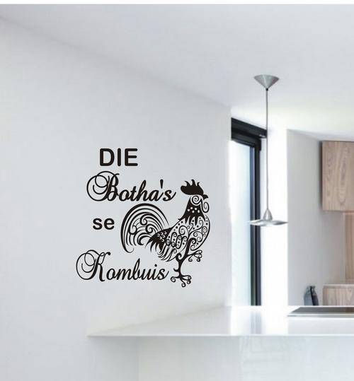 WALL DECAL - Personalised- Afrikaans kitchen decal