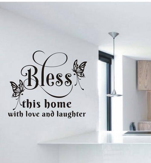 VINYL DECAL - BLESS THIS HOME