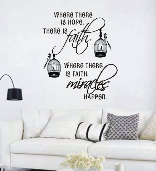 VINYL DECAL- MIRACLES HAPPEN