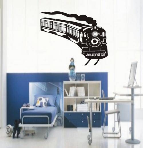 WALL DECAL- 1. M TRAIN PERSONALISED