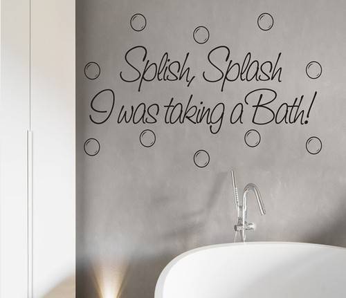 VINYL DECAL - SPLISH SPLASH
