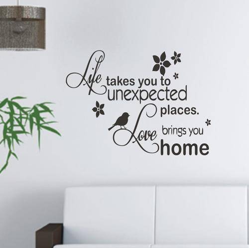 VINYL DECAL - LOVE BRINGS YOU HOME