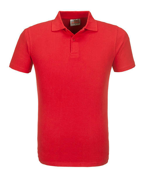 US BASIC - Economy Golf Shirt - MEN - Red