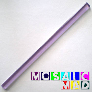 **SPECIAL** Crystal Glass Mosaic Tile Rod: LILAC 200mm x 10mm x 4mm