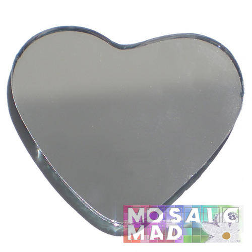 1 Mosaic Insert: HEART MIRROR 36mm x 3mm