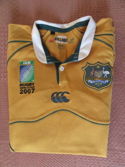 WALLABIES RWC 2007 SUPPORTERS RUGBY JERSEY