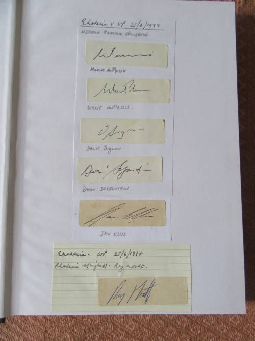 112 YEARS OF SPRINGBOK RUGBY - SIGNED