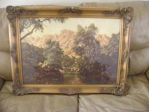 LARGE TINUS DE JONG PRINT IN BEAUTIFULL FRAME