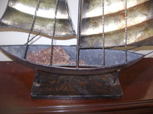 TIN AND METAL BOAT