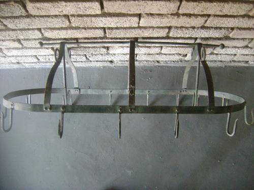 OLD CEILING HANGING POT HOLDER MADE OF STEEL