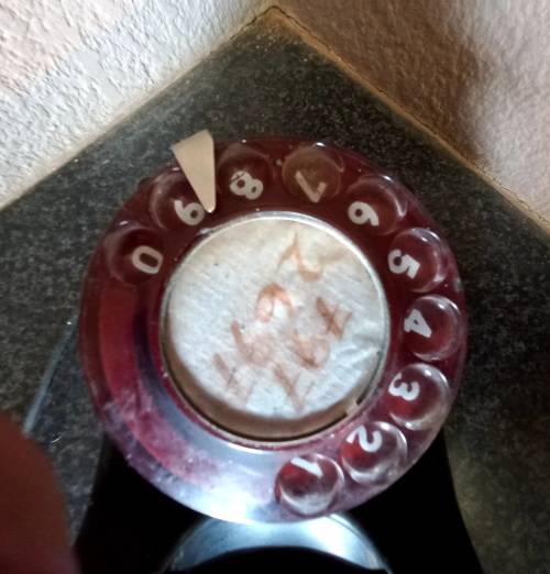 VINTAGE WALL HANGING TELEPHONE - SOUTH AFRICAN PATENT