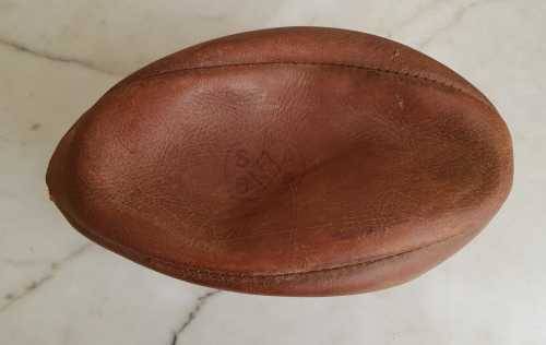 2 x Vintage Genuine Leather Invinsible `Super Springbok` Rugby Balls - One Lot