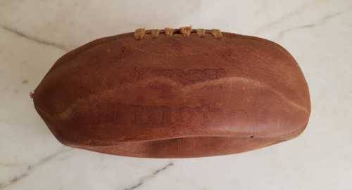 2 x Vintage Genuine Leather Invinsible `Super Springbok` Rugby Balls - One Lot