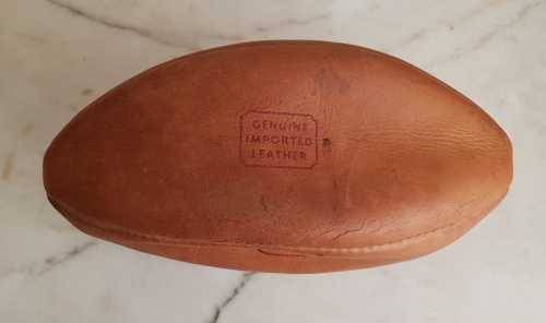 2 x Vintage Genuine Leather Invinsible `Super Springbok` Rugby Balls - One Lot