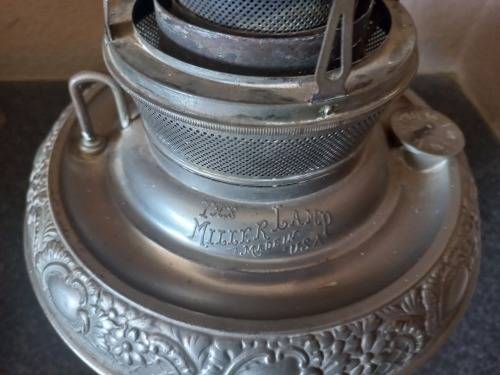 VINTAGE MILLER PARAFFIN LAMP MADE IN TGHE U.S.A.