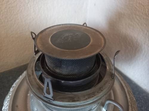 VINTAGE MILLER PARAFFIN LAMP MADE IN TGHE U.S.A.