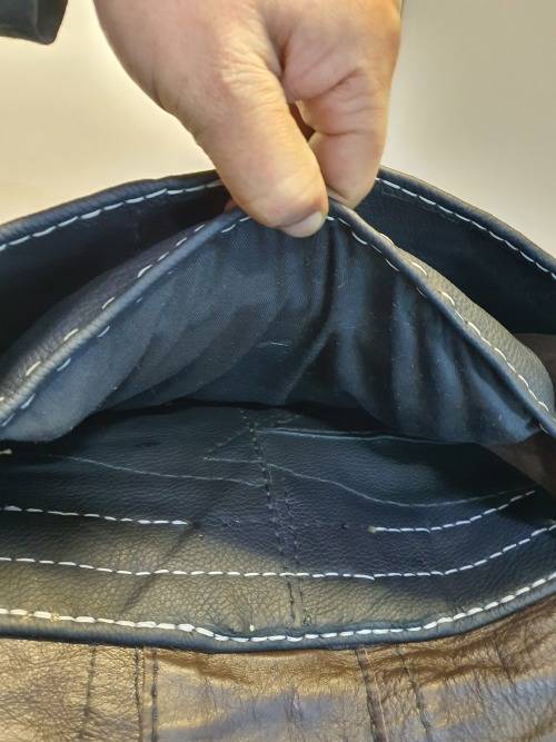Top Grain Genuine Leather Laptop Bag Hand Made, One of Kind, 18` View my other items