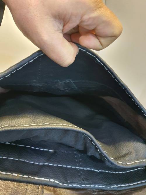 Top Grain Genuine Leather Laptop Bag Hand Made, One of Kind, 18` View my other items