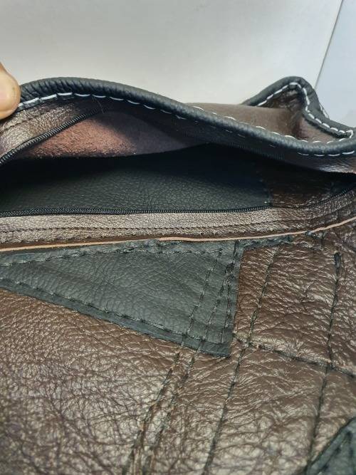 Top Grain Genuine Leather Laptop Bag Hand Made, One of Kind, 18` View my other items