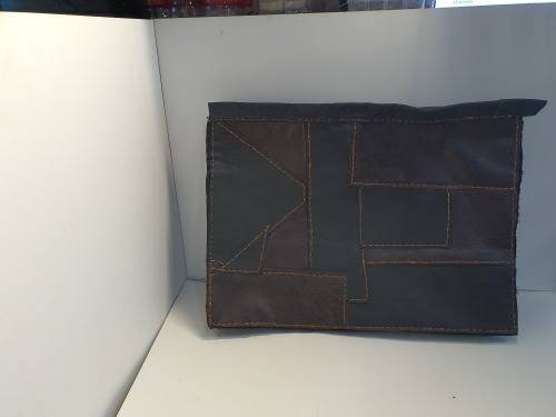 Top Grain Genuine Leather Laptop Bag Hand Made, One of Kind, 18` View my other items