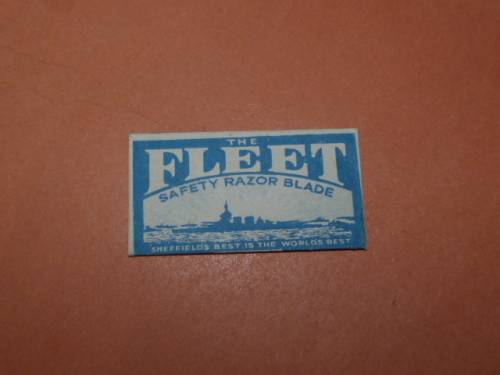 WW2 POW Escape Compass Fleet Raser blade in original packaging