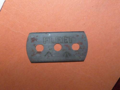 WW2 POW Escape Compass Fleet Raser blade in original packaging