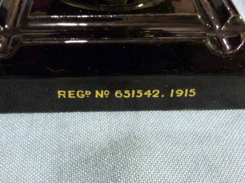 WW1 Mills Hand grenade Ink well Memento - numbered