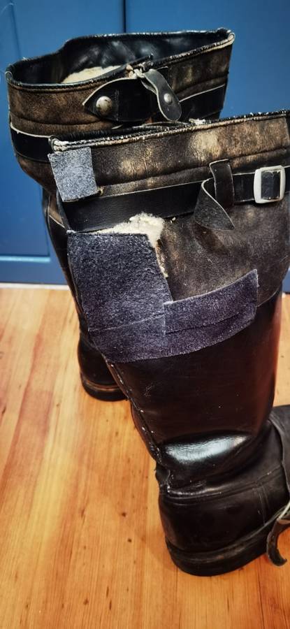 WW2 German Luftwaffe Pilots Boots