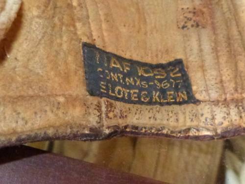 WW2 American Navy Airforce aircrew NAF 1092 leather flying helmet