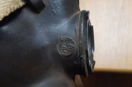 WW2 British RAF H-type Oxygen mask, dated 1945