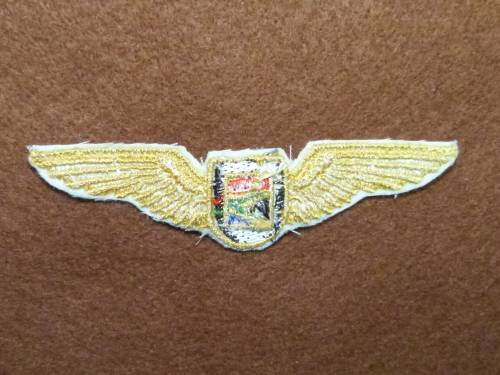 SAA cloth pilot wing