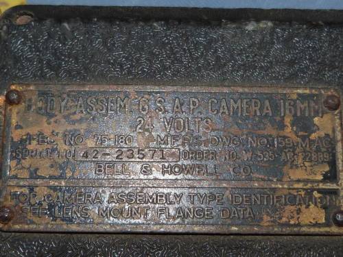 WW2 American Airforce P51/P47 Aircraft Gun Camera