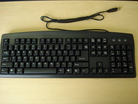 Black PS/2 Keyboard
