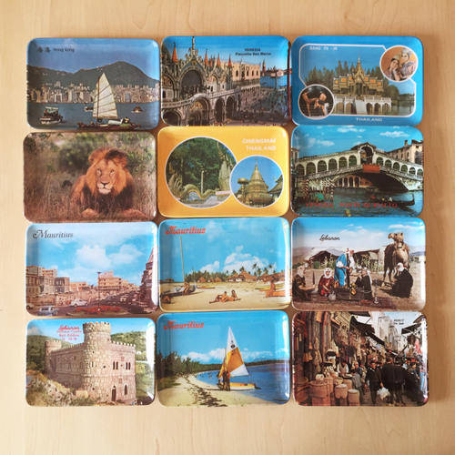 Collection of Melamine Display Plates from Around the World
