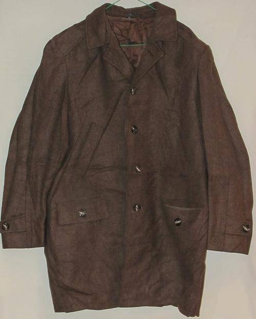 Mens Brown 1/2 Jacket, warm, lined and comfortable, Size 36