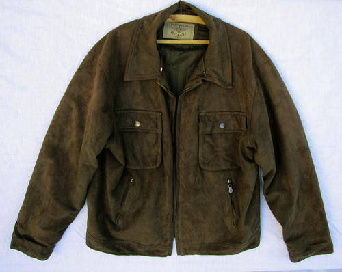 Mens Casual Brown Jacket, Comfortable, SA Size 38