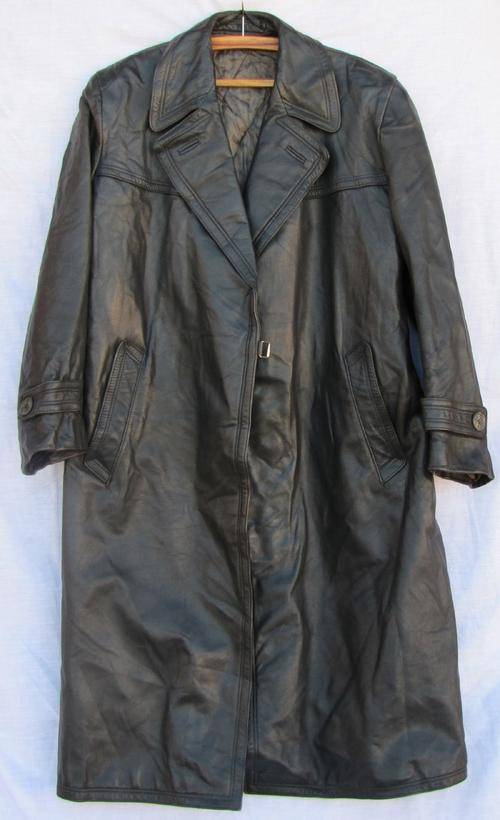 Stunning Mens Dark Olive Green 3/4 Leather Coat, Very Warm, Padded and Comfortable, SA Size 34