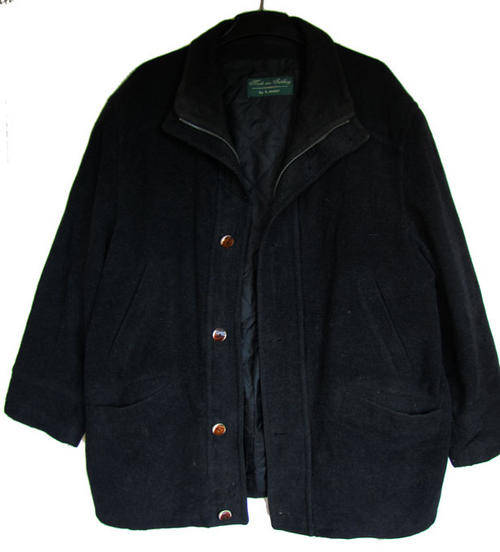 Men's Fantastic Dark Grey Wool Jacket, Lined, SA Size 40