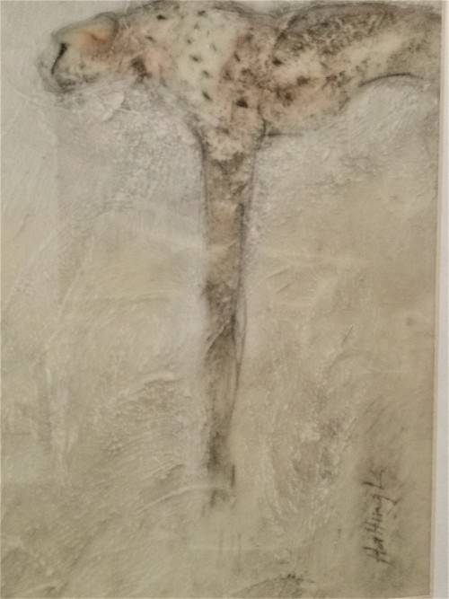 MARGOT HATTINGH ORIGINAL OIL CHEETAH