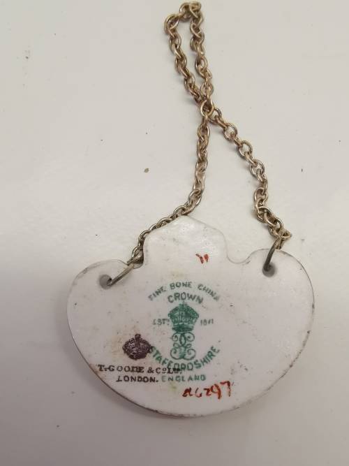 SET OF ROYAL ADDERLEY PORCELAIN BOTTLE LABELS