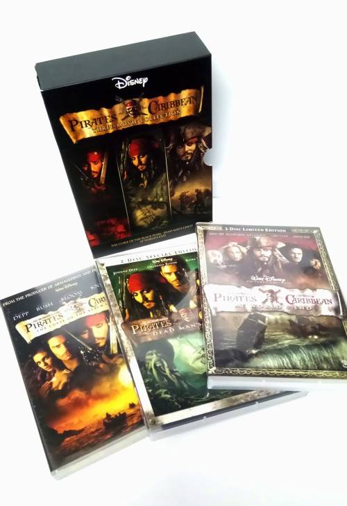 Pirates of the Caribbean Trilogy Box set (5 Discs)